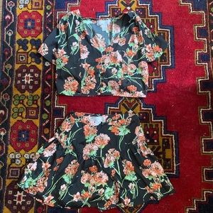 Band of Gypsies two piece floral set size XS